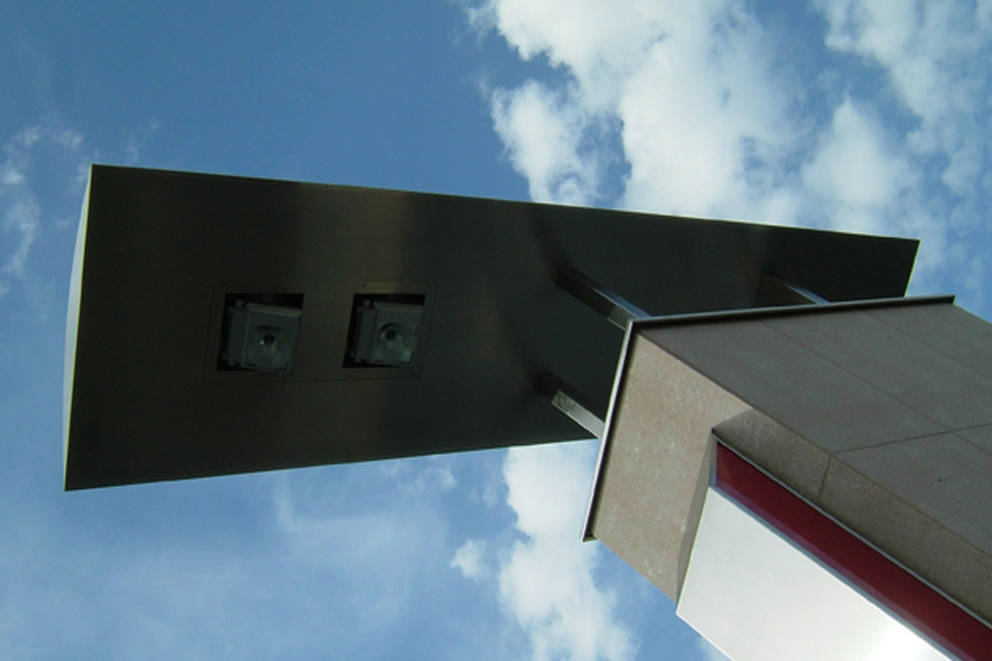 PORTAL BESUCHERPARKPLATZ, Stiegl Brauwelt, Salzburg